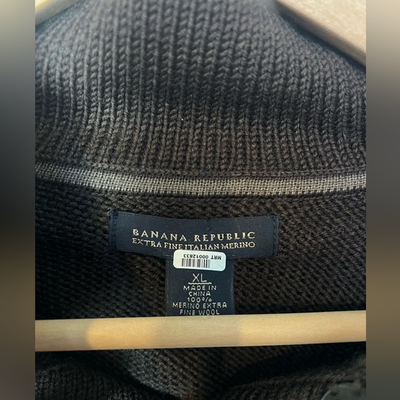 Banana‎ Republic Extra Fine Italian Merino Wool Sweater  (2007) Y2K - Picture 2 of 8